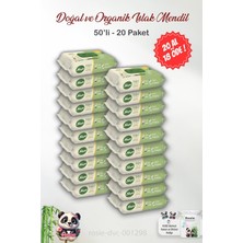 Die Grup 20 Al 18 Öde Sleepy Doğal ve Organik Islak Mendil 50'li ve Rosıe