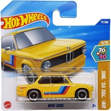 Aesco Hot Wheels - Bmw 2002 - Hw: ´70S Vs. `90S 5/10 - HYX21 - Short Card - Sarı - Mattel 2025-1:64