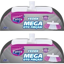 Die Grup Parex Mega Oto Fırçası Yedek (Sapsız) Ikili Paket