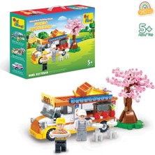Aesco Ogi Mogi Toys Eğitici Bloklar Mobil Restoran 310 Parça Yapı Seti