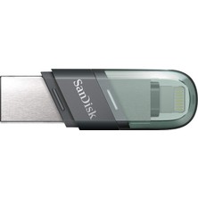 Die Grup Sandisk Ixpand Flash Drive 64GB Type A + Lightning, Flash Sürücü, Macos ve Pc Için