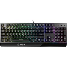 Die Grup Msı Gg Vigor GK30 Tr Gaming Klavye, Rgb LED Aydınlatma, USB Bağlantı