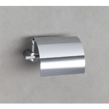 Die Grup System Pro-Tech Kapaklı Tuvalet Kağıtlığı Krom Renk 87X94X160 mm