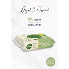 Die Grup Sleepy Doğal & Organik Islak Mendil 50 Adet x 3 (150 Yaprak)
