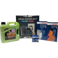 Aesco Netex Premium Periyodik Bakım Seti Hyundai Getz 1399CC Benzin 97PS Model Yılı (2005-2011) (Liqui Moly 5W30 Motor Yağı, Bosch S3097 Hava Filtresi, M2161 Kabin Filtresi, P3316 Yağ Filtresi)