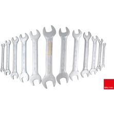 Die Grup Ceta Form 12'li Açık Ağız Uzun Anahtar Takımı Plastik Klipsli 6-32MM B09-P12