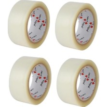 Die Grup 45 mm x 100 Metre Koli Bandı (1. Kalite) Şeffaf Renkli, Güçlü YAPIŞKAN,45X100 Şeffaf,4 Adet