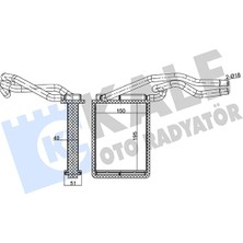 Aesco Kale Kalorifer Radyatörü Al/brz Ford Fiesta V 01-08, Fusion 01-12, Mazda 121 Iı - Kal 346540