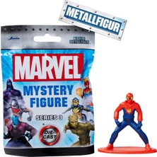 Aesco Jada - Marvel Nanofigs Blind Pack W3 Mini Metal Figür Koleksiyonu, 12 Farklı Ürün, Resmi Marvel Lisanslı, 9335083314R00, +3 Yaş