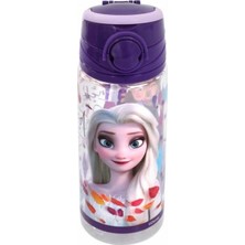 Aesco Frocx Frozen Plastik Matara 500ML, Çok Renkli, Çocuk Okul Suluk