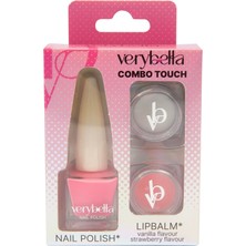 Die Grup VRB37000 Very Bella - Bakım Seti (2 Farklı Renk ve Aromalı Lip Gloss+Oje)