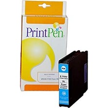 Aesco Prıntpen Epson T7552XL (C13T755240) Cyan (4k) Yüksek Kapasite Muadil Inkjet Kartuş