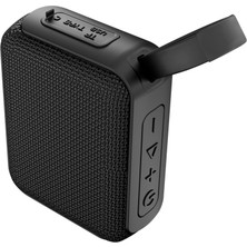 Die Grup Asonic As-03 Taşınabilir Kablosuz Bluetooth 5.3 Hoparlör - 5W Güçlü Ses, 1200 Mah Batarya, Tws Çift Eşleştirme, Kumaş Kaplama, USB & Tf Kart Girişli Mini Hoparlör (Siyah)