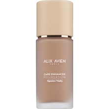 Die Grup Alix Avien Kırışıklık Karşıtı Nemlendirici SPF30 Parlak Bitişli Fondöten Care Enhancer 818 Golden Honey
