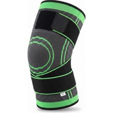 Aesco Hsport Elastik Dizlik Neopren Kumaş Fitness Voleybol Basketbol Tenis Sporcuları Için Koruyucu Diz Destek Bandajı 28 cm (Kısa)