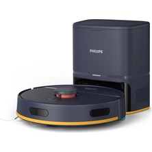 Die Grup Philips 2000 Serisi Robot Süpürge - Tek Seferde Süpürür ve Siler, 6000 Pa Emiş Gücü, Lds Navigasyon, Kompakt Otomatik Boşaltma, Homerun Uygulamasıyla Kontrol (XU2100/15)