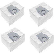Die Grup Roborock Robot Süpürge ile Uyumlu 4'lü Toz Torbası, Q5 Pro, Q7 Max Plus, Q8 Max, S8 Plus, Q Revo S ile Uyumlu