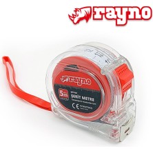 Aesco Rayno Şeffaf Şerit Metre 5m x 25MM - 11512