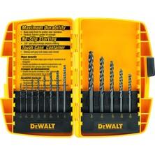 Aesco Dewalt Pilot Noktalı Siyah Oksit Matkap Ucu Seti, 13 Parça (DW1163)