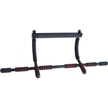 Aesco Nk Spor Ayarlanabilir Çok Fonksiyonlu Kapı Barı -Fitness Barı-Push Up-Kol-Omuz-Sırt-Biceps-Pull-Up- Barfiks Demiri-Spor-Egzersiz-Gym-Evde Spor Siyah - Kırmızı