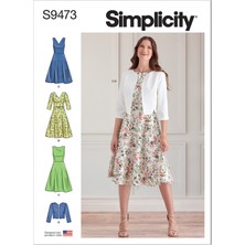 Aesco Simplicity Misses Dresses And Jacket-6-8-10-12-14 -SS9473H5