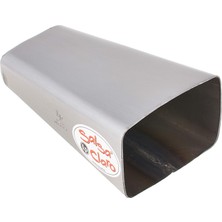 Aesco Lp Latin Percussion Es-13 Inek Çanı Salsa Claro Bongo 17,25 cm El Modeli, Fırçalanmış Çelik, Parlak ve Canlı Bir Ses Için Bongo Çanı