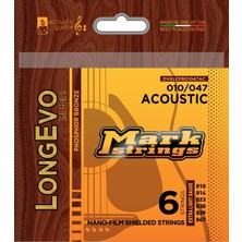 Aesco Mark Strings Longevo 10-47 Akustik Gitar Teli