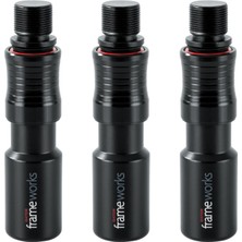 Die Grup Gator Framework GFW-MIC-QRTOP3PK Hızlı Bağlantılı Mikrofon Adaptörü, 3'lü Paket, 5/8" Dişli