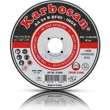 Aesco Karbosan 115X1 Inox Paslanmaz 25'li Kesme Taşı