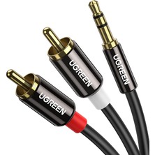 Die Grup Ugreen Rca 3.5mm Aux Ses Kablosu, 2 Metre
