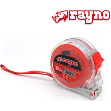 Aesco Rayno Şeffaf Şerit Metre 10M x 25MM - 11514