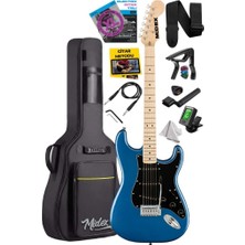 Aesco Midex RPH-30BL Maple Klavye Strat Kasa Sss Elektro Gitar Seti