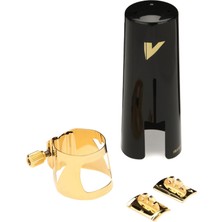 Aesco Vandoren LC09P Optimum Baritonsaxophon Vergoldet Blattschraube Und Kunststoffkappe