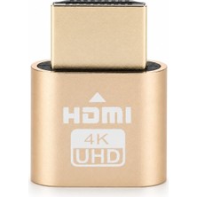 Die Grup Primex PX-5245 HDMI Dummy Plug 4K UHD Sanal Monitör Emülatörü, HDMI Ekran Kartı Dummy Adaptör, Mining Rig, Bitcoin, Headless Pc ve Uzaktan Erişim Için Monitör Taklit Aparatı