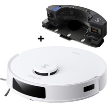 Die Grup Ecovacs Deebot N20 Pro Robot Süpürge ve Paspas, 8000 Pa Güçlü Emiş, Zerotangle Dolaşma Önleyici Fırça, Ozmo Pro 2.0 Titreşimli Paspas, Lds Lazer Navigasyon, 300 Dakika Çalışma Süresi, Alexa Uyumlu