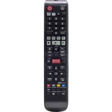 Die Grup Weko Samsung Uyumlu Blu-Ray Ev Sinema Sistemi AH59-02402A Uzun Model Tv Kumandası Netflix Tuşlu LCD LED Sistemlerle Uyumlu Muadil Yedek Uzaktan Kontrol Cihazı