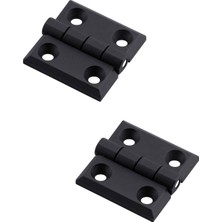 Aesco Plastik Yaprak Menteşe 40X40 mm Dayanıklı 2 Adet Set Dolap Çekmece Kapak Mobilya Menteşe Menteşesi