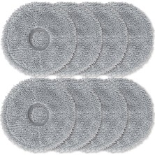 Die Grup Myayd Dreame L10S Ultra, L10 Ultra, L10 Ultra, L10S Pro, Xiaomi X10+ Robot Süpürge Için 8 Adet Yedek Parça, Yıkanabilir Mikrofiber Islak Silme Pedi Aksesuarı
