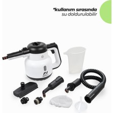 Die Grup Pirantech CB-902 Buharlı Temizleyici 1500W 3 Bar Buharlı Temizlik Makinesi
