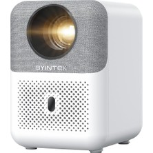Die Grup Byintek U4 Projeksiyon Cihazı 1080P LED Wifi 6 Bt 5.0, Otomatik Odaklama, 300 Ansı Lümen, Ev Sineması, Dış Mekan, Iş, Oyun, Eğitim Amaçlı