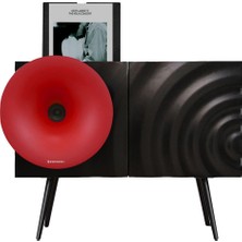 Die Grup Fennessy Kresling I7S Kırmızı Bluetooth Hoparlörlü 100W Hi-Fi Pikap, Plakçalar