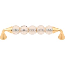 Die Grup Gürçay Iris Kristal Kulp Altın 128MM (2 Adet)