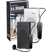 Die Grup Ultratekno Kablosuz Mikrofonlu Rehber Amfisi 3" Subwoofer Hoparlör Bluetooth Fm USB Tf Kart Destekli Hoparlör