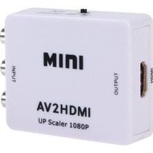 Die Grup Lunatic 5345 Rca Av To Hdmı Çevirici Dönüştürücü Adaptör Rca ve Scart Portlu Cihazları Artık Rahatlıkla Hdmı Portu Olan Cihazlara Bağlayabilirsiniz.