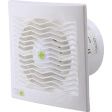 Aesco Elektrikli Wc Mutfak Büro Banyo Havalandırma 120 mm Aspiratör Fan Kirli Hava Kötü Koku Egzoz Fanı