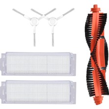 Die Grup Mi Vacuum Mop Pro (STYJ02YM) / Vacuum Mop P (XMSTJQR2S) ile Uyumlu Filtre,fırça Yedek Parça Aksesuar Seti-5 Parça