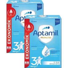 Die Grup Aptamil 3 Devam Sütü 900 gr 2'li Paket 9-12 Ay 103245-2