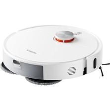 Die Grup Xıaomı Vacuum S40 Pro, Akıllı Robot Elektrikli Süpürge ve Paspas, Kendinden Esneyen Yan Fırçalar, 15000 Pa Emiş Gücü, Sert Zemin ve Halı, Uygulama Üzerinden Uzaktan Kumanda