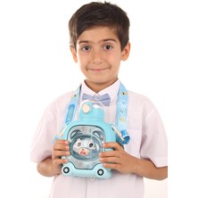 Aesco RLX-451 Suluk Okul Matarası Kırılmaz Koku Yapmaz Gıda ile Teması Uygun Mavi