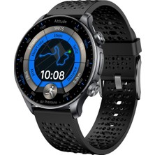 Die Grup Bix Tsw6 48MM Super Retina 1.6” Amoled Gps Akıllı Saat Siyah – Aı Yapay Zeka Destekli, Bluetooth Aramalı, Nabız & Spo2 Ölçer ve Ios Android Uyumlu